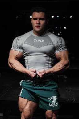 4041  Warrior Compression Tees -  Grey