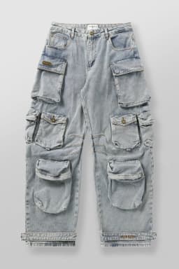 6002 Hella Pocket Jeans - Blue Wash