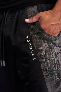 2015  Elite Track Pants - Black/Dark Tree Camo 