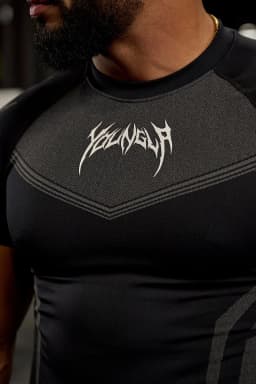 4041  Warrior Compression Tees - Black