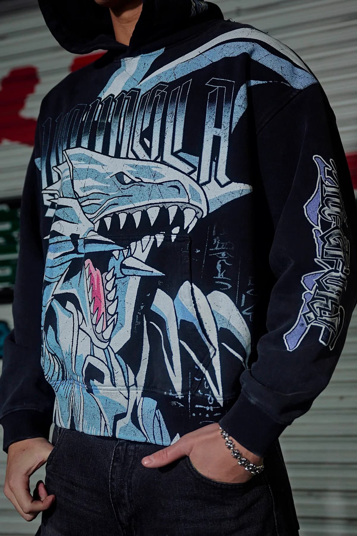 5008  Yu-Gi-Oh!® Hoodies - Kaiba's Blue Eyes