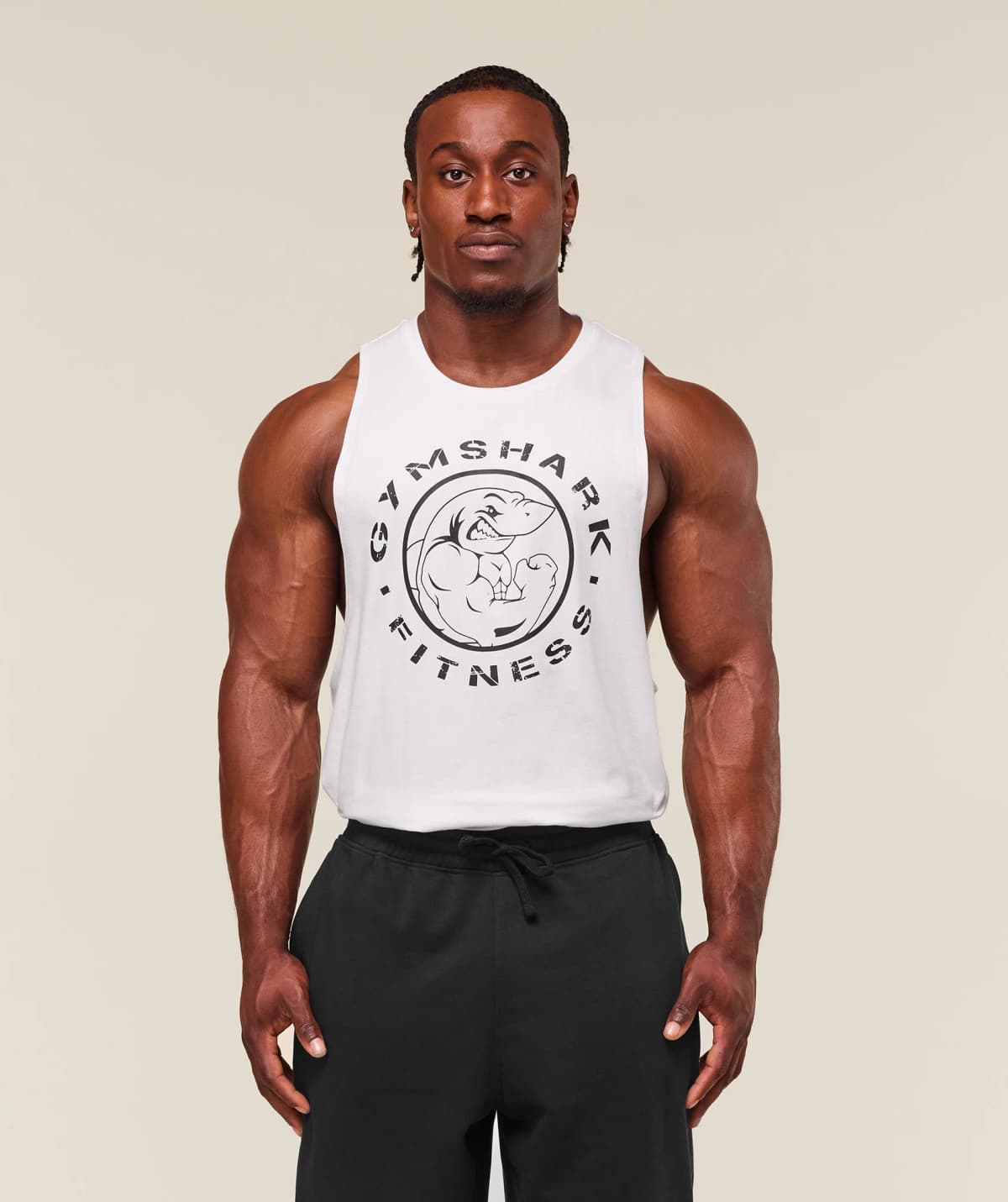 Legacy Drop Arm Tank - White
