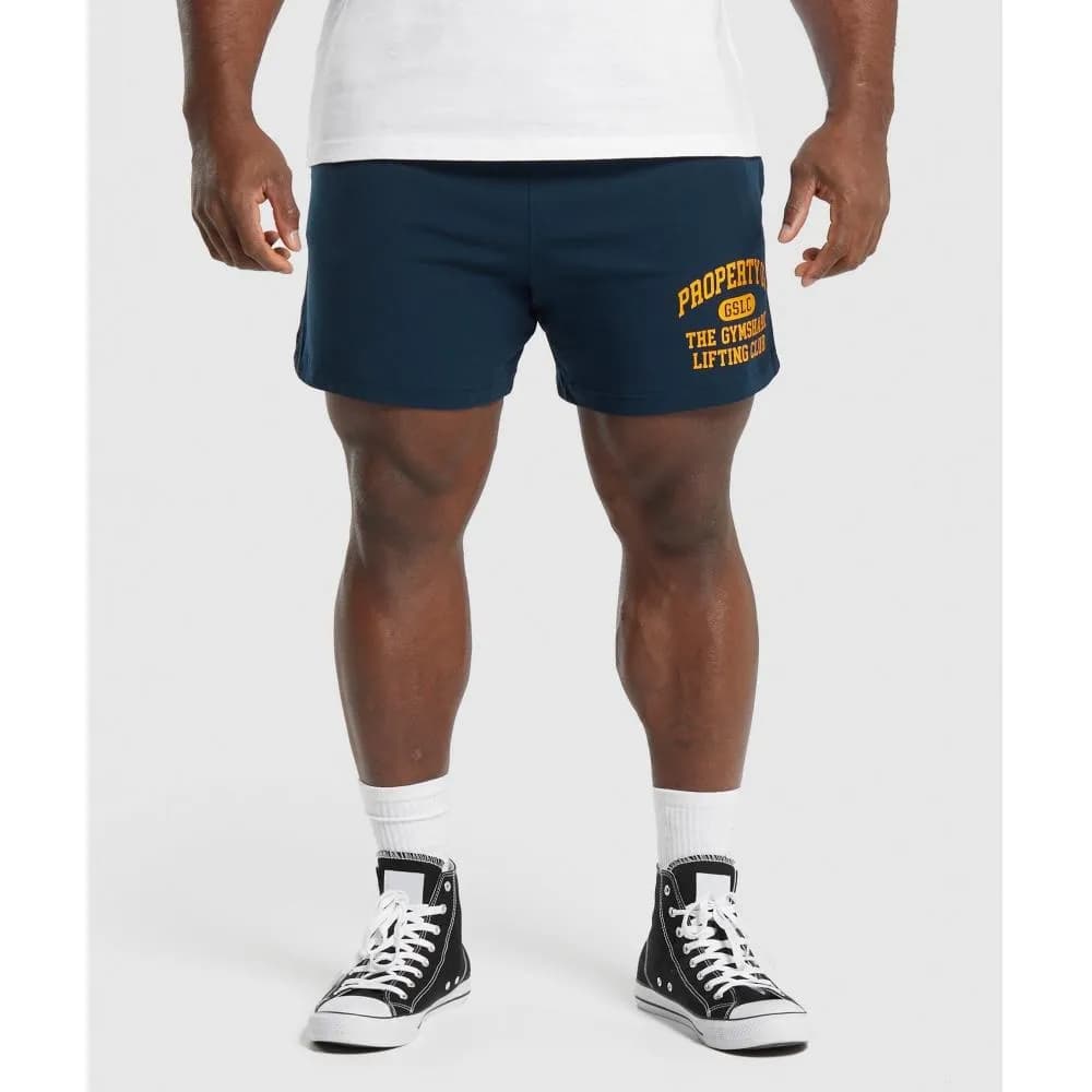 Lightweight Jersey Shorts - Navy