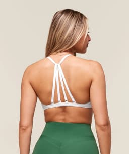 Minimal Sports Bra - White