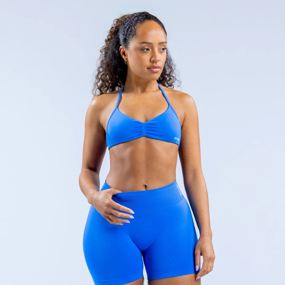 Impact Strappy Bra -  Electric Blue