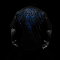 Bone Splitter Oversized T-shirt - Moonlight Blue