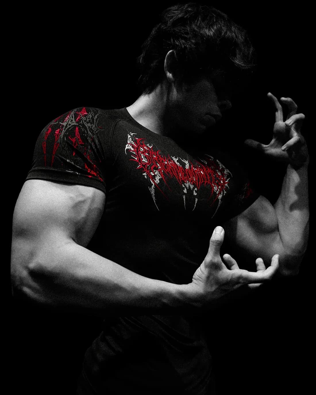 undefined Void Tech™ Cyber Skeleton Compression - Heavenly Red