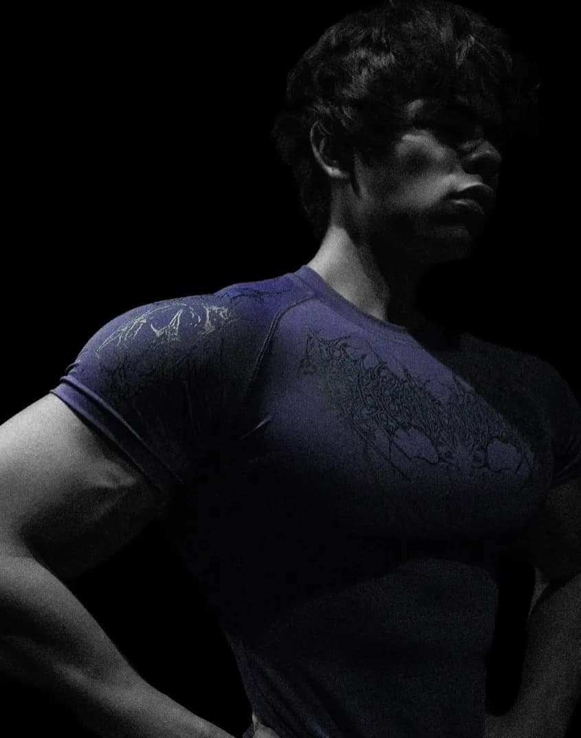 undefined Void Tech™ Cyber Skeleton Compression - Twilight Purple