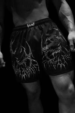 Soul Crest Bodybuilding Mesh shorts - VOID BLACK