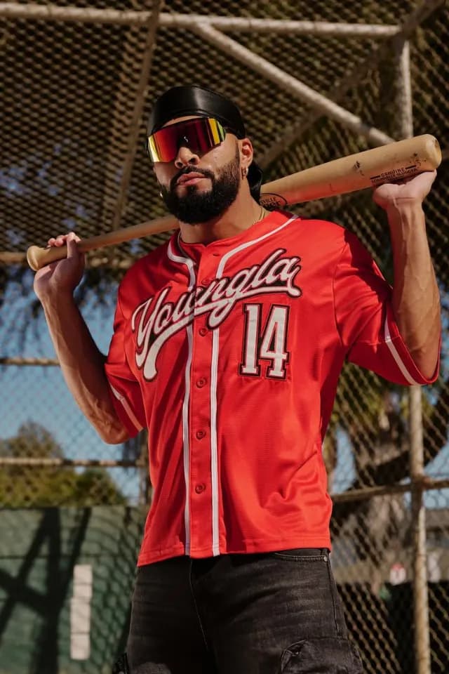 3002  Grand Slam Baseball Jerseys  -  Red