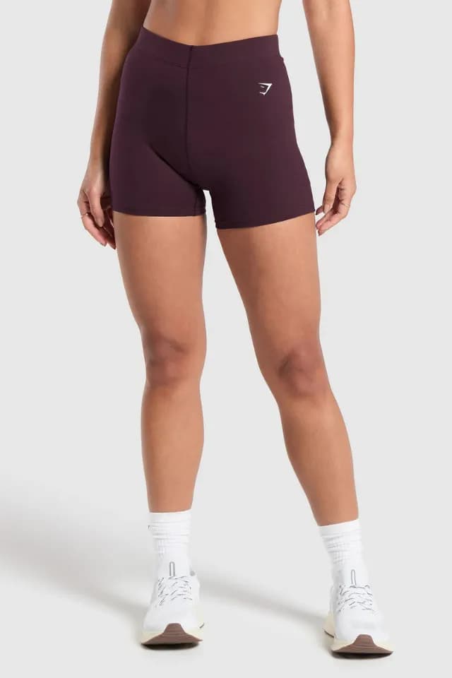 undefined Everyday Cotton Shorts - Purple