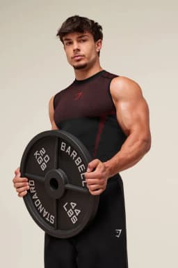 Onyx 5.0 Tank - Black/Carmine Red