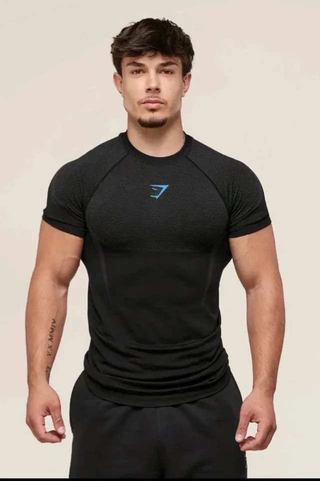 undefined Onyx 5.0 Seamless T-Shirt - Black/Onyx Grey 