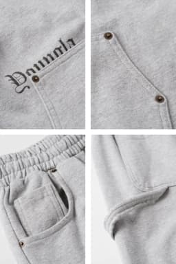 2055 - Carpenter Sweats - Heather Grey