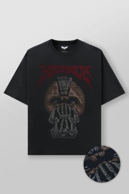 4257 - Batman Rhinestone Tees - Bane R