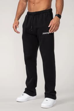 216 Eternal No Cuff Sweats - Black Wash