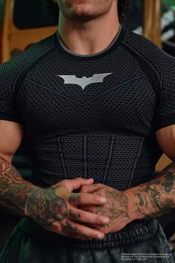 4259 - Batman Compression Tees - Black