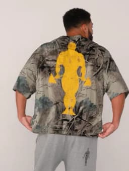 4248 - Golds Iron Huge Tees - Beige Tree Camo
