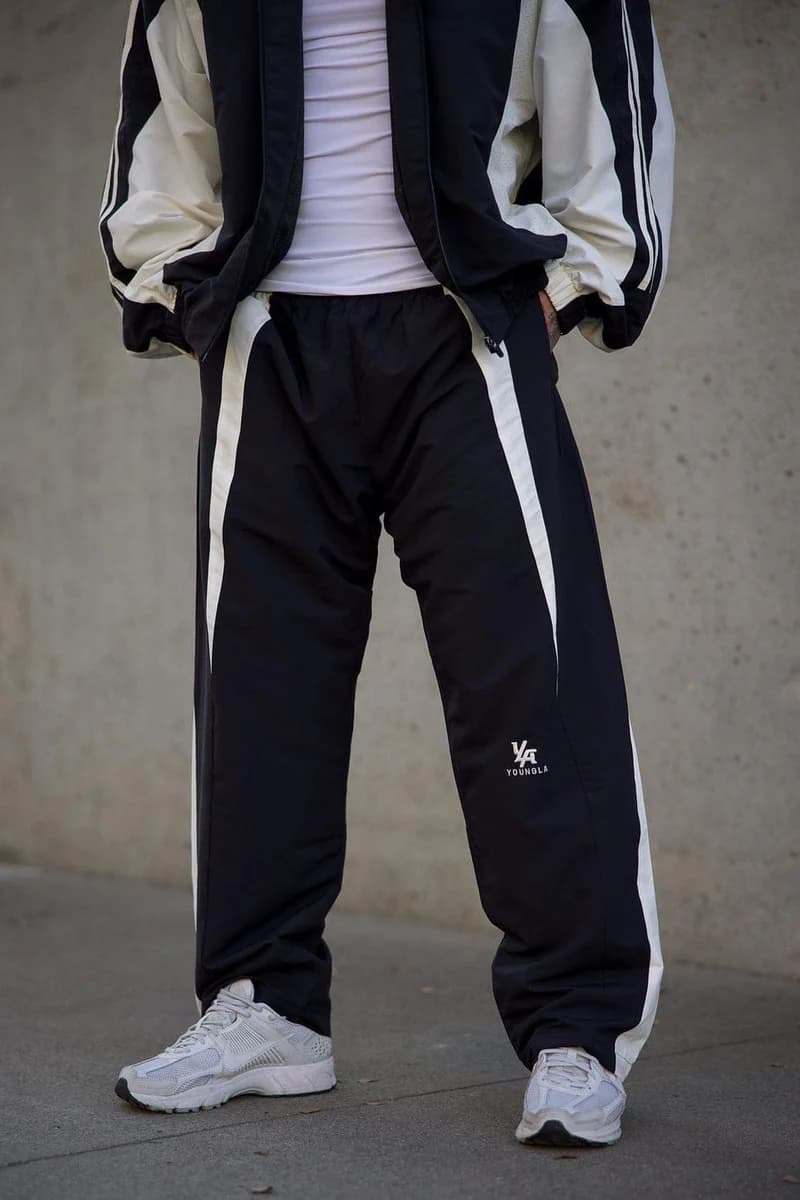 undefined 2057 - Fight Tracksuits Pants - Black/White