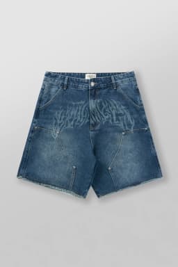 6007 - Gangsta Jorts - Blue Wash