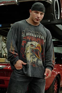 8036 - Cars & Curls Thermals - Black Wash