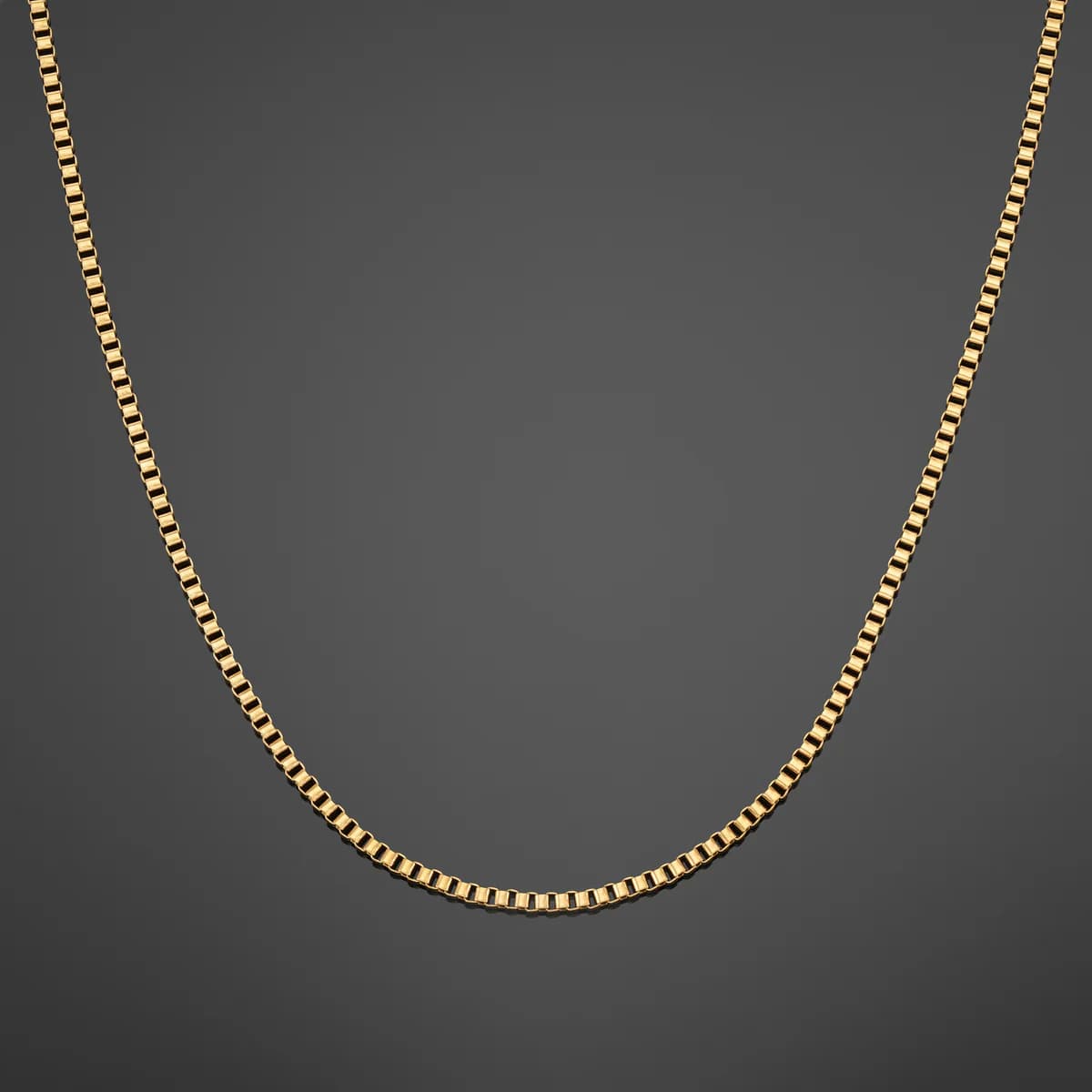 undefined Minimal Box Chain - Gold RG196