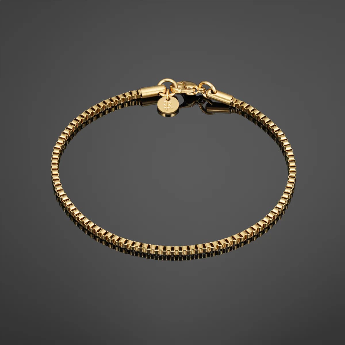 undefined Minimal Box Bracelet - Gold RG376