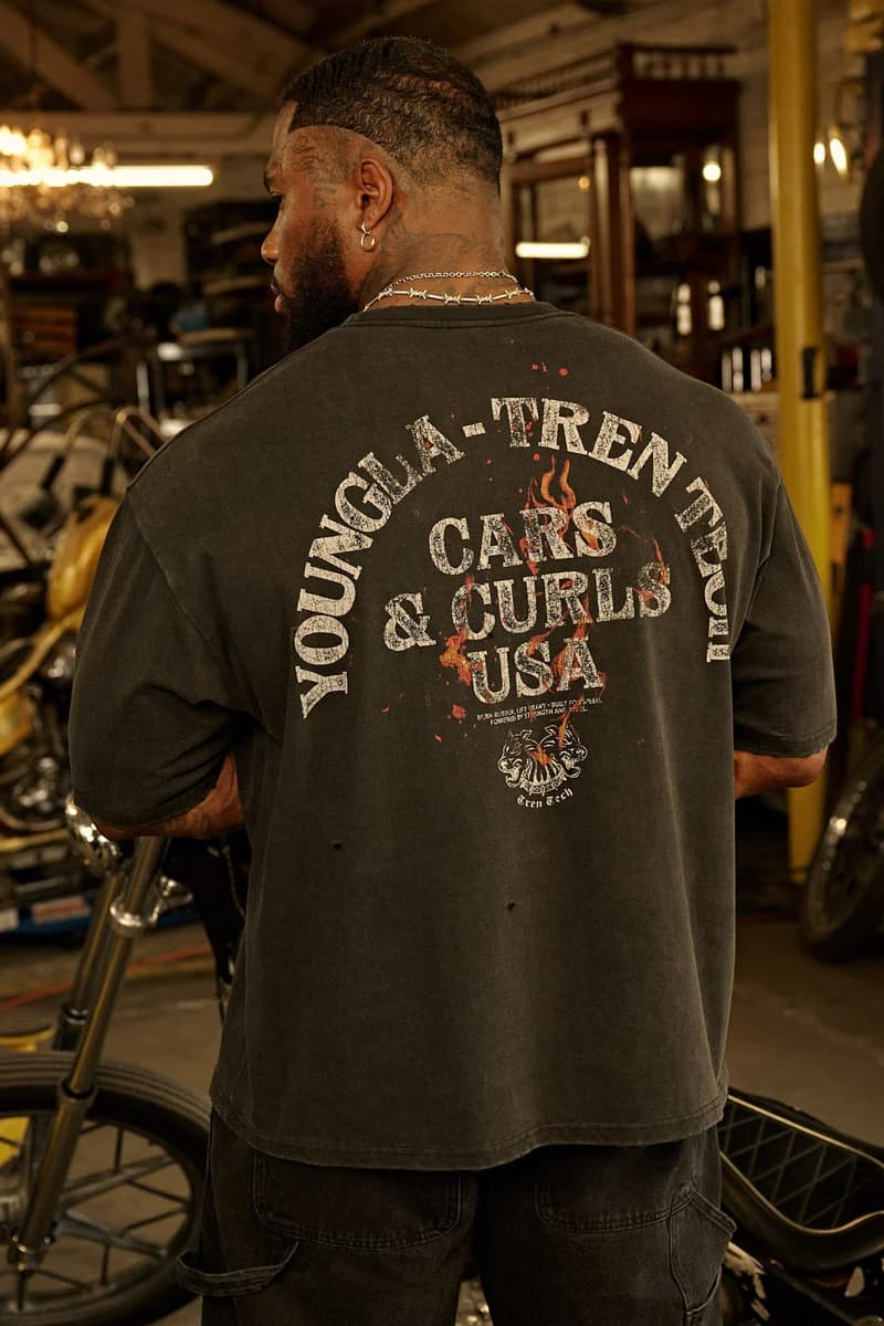 undefined 4103 - Cars & Curls Tees - Skull Pistons