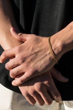 Minimal Box Bracelet - Gold RG376