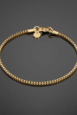 Minimal Box Bracelet - Gold RG376