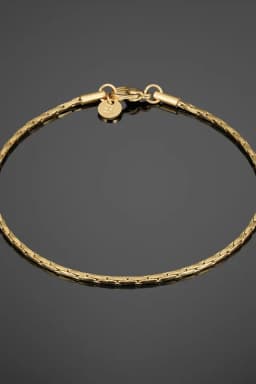 Minimal Wire Bracelet - Gold RG374 