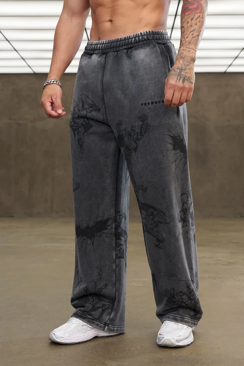undefined 2158 - Batman Legends Joggers - The Battle Grey