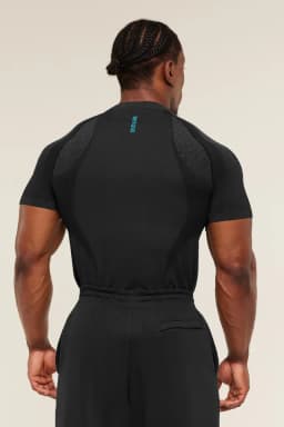 Shadow Seamless T-shirt - Black/Brand Blue