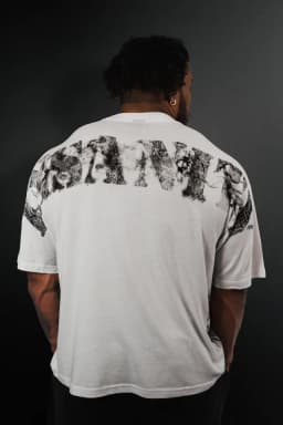 Smoke Lightweight Tee - White