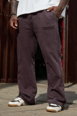 2077 - Flare Sweats - Brown Wash