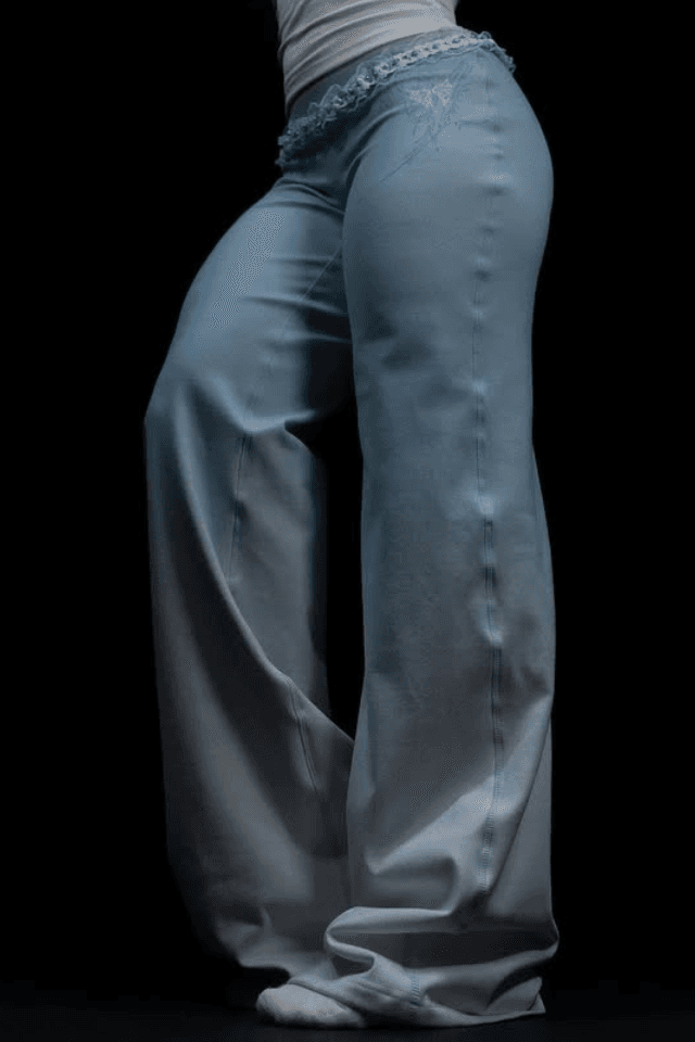 undefined Women's Faerie Flared Leggings - Evermore Blue