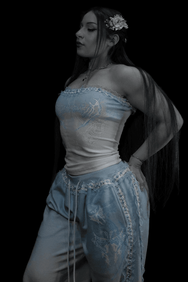 undefined Women's Faerie Tube Top - Evermore Blue